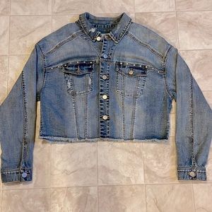 Liverpool Cropped Jean Jacket